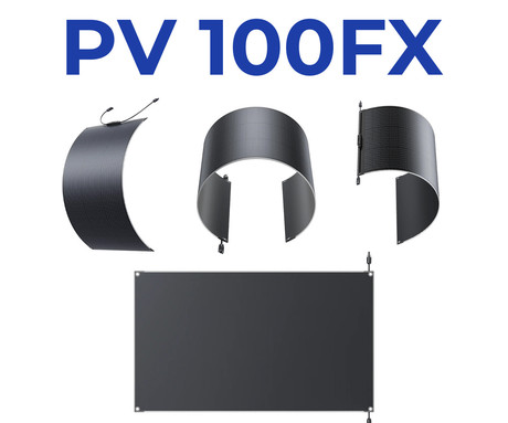 BLUETTI PV100FX prenosni solarni panel, 2 kos, 2x 100W moč, 240° upogljiva oblika, polnjenje polnilnih postaj, enostavna namestitev, UV odpornost, IP67 vodoodpornost, HPC prevleka, MC4 konektor, črn