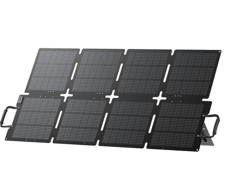 BLUETTI SORA 130 prenosni solarni panel, 130W moč, polnjenje polnilnih postaj, zložljiva oblika, stojalo, ročaj, UV odpornost, IP67 vodoodpornost, ETFE prevleka, MC4 konektor, črn