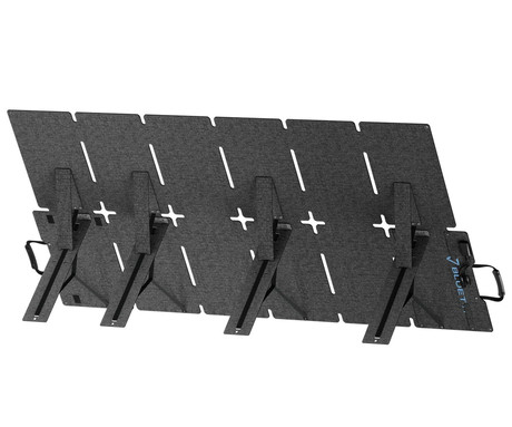 BLUETTI SORA 220 prenosni solarni panel, 220W moč, polnjenje polnilnih postaj, zložljiva oblika, stojalo, ročaj, UV odpornost, IP67 vodoodpornost, ETFE prevleka, MC4 konektor, črn