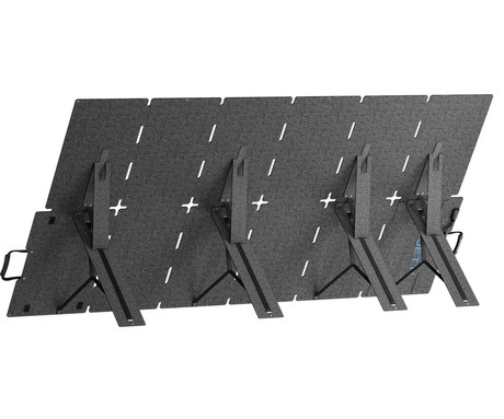 BLUETTI SORA 500 prenosni solarni panel, 500W moč, polnjenje polnilnih postaj, zložljiva oblika, stojalo, ročaj, UV odpornost, IP67 vodoodpornost, ETFE prevleka, MC4 konektor, črn