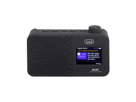 TREVI 795 R Prenosni digitalni radio, DAB/DAB+/FM, RDS, črn