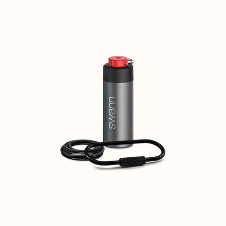 SWANN ActiveResponse osebni varnostni alarm, Gen 2, 120dB sirena / alarm, GPS sledenje, APP, pametna obvestila, Bluetooth, obesek za ključe, +CR2 baterija, siv (Graphite)