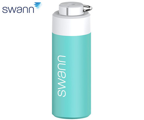 SWANN ActiveResponse osebni varnostni alarm, Gen 2, 120dB sirena / alarm, GPS sledenje, APP, pametna obvestila, Bluetooth, obesek za ključe, +CR2 baterija, moder (Aqua)