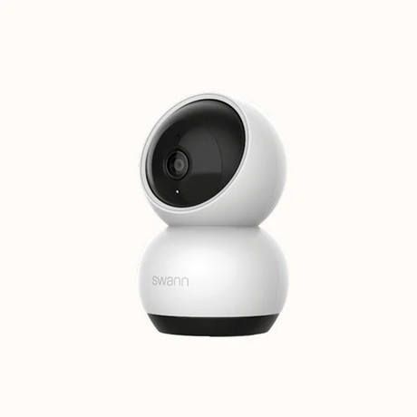 SWANN SE2KPT 2K EVO PT žična IP varnostna kamera, 2K QHD, WIFI, AUTO sledenje, 355° vrtenje, 65° nagibanje, APP, IR Night Vision, mikrofon, zvočnik, sirena, USB Type-C, bela