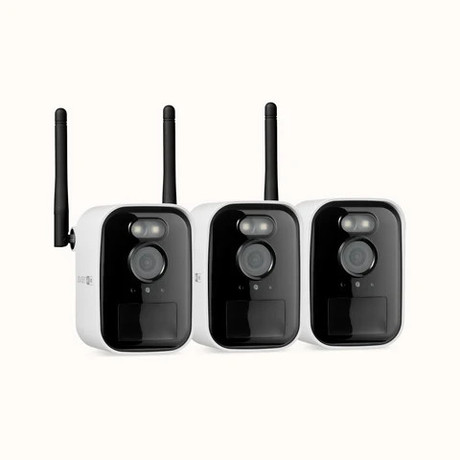 SWANN MRMINISD3 MaxRanger4K Mini brezžični varnostni sistem, 4K UHD, 3x kamera, 1x snemalna enota, WIFI HaLow, TrueDetect+, APP, Night2Day snemanje, mikrofon, zvočnik, IP66, +microSD