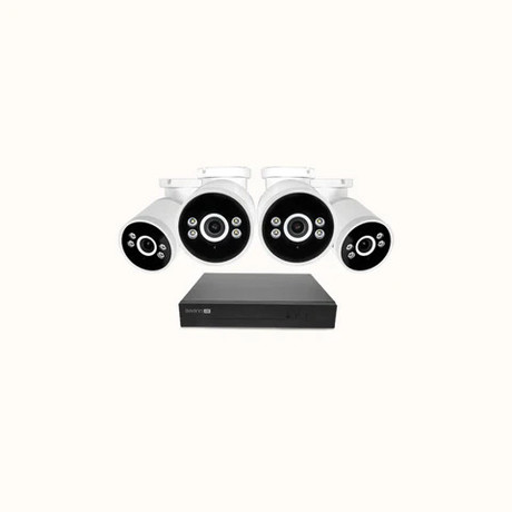 SWANN AdvancedX Series / NVR-8ADVANX / 1TB / 4x NHD-ADVANXB 4K Spotlight Bullet IP Cameras