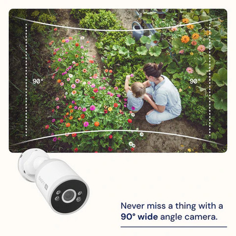SWANN AdvancedX Series / NVR-8ADVANX / 1TB / 4x NHD-ADVANXB 4K Spotlight Bullet IP Cameras