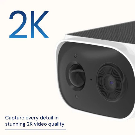 SWANN SESOL2KBC EVO brezžična IP varnostna kamera, 2K QHD, WIFI, TrueDetect, solarni panel, 5200mAh polnilna baterija, APP, IR Night Vision, mikrofon, zvočnik, sirena, IP56, +microSD
