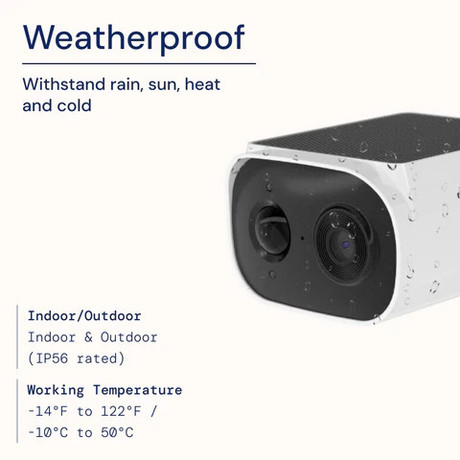 SWANN SESOL2KBC EVO brezžična IP varnostna kamera, 2K QHD, WIFI, TrueDetect, solarni panel, 5200mAh polnilna baterija, APP, IR Night Vision, mikrofon, zvočnik, sirena, IP56, +microSD