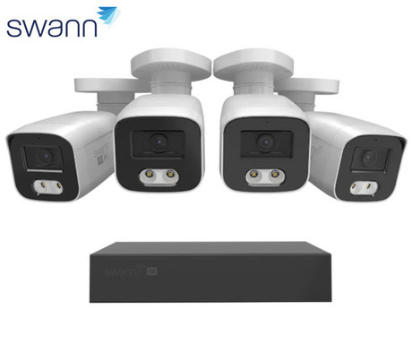 SWANN EliteX 12MP Series / 8ch NVR / 2TB / 4x EX12MPB 12MP Bullet IP Cameras