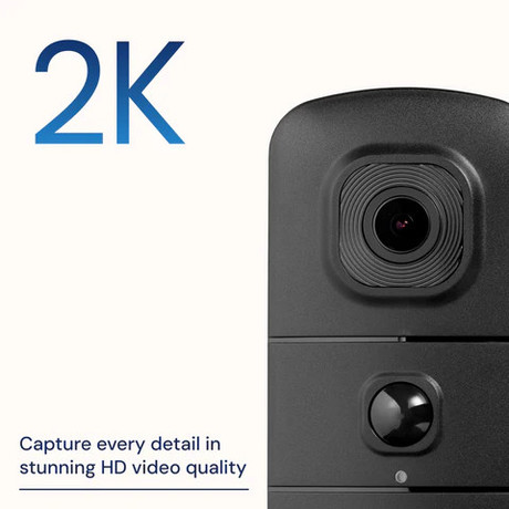 SWANN SEVDBC EVO pametni video zvonec, 2K QHD, WIFI, TrueDetect, SwannShield AI glasovni pomočnik, 5200mAh polnilna baterija, 140° snemanje, APP, IR Night Vision, mikrofon, zvočnik, IP56, CHIME