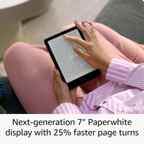 AMAZON KINDLE Paperwhite Signature Edition e-bralnik, 12. Gen, 7", 32GB, roza (Metallic Raspberry)