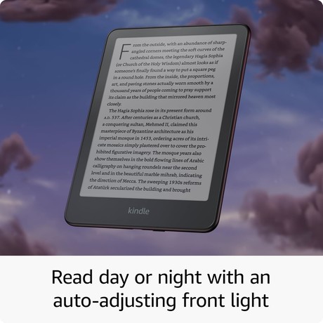 AMAZON KINDLE Paperwhite Signature Edition e-bralnik, 12. Gen, 7", 32GB, roza (Metallic Raspberry)
