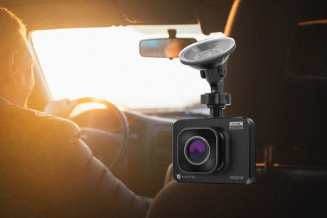 NAVITEL AR250 NV avto kamera, 2", Full HD, 140° snemalni kot, G-senzor, Night Vision, Parking Mode, zaznavanje gibanja, aplikacija, darilni bon, črna