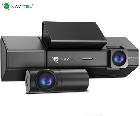 NAVITEL RC3 PRO avto kamera, 3.16", Full HD, 106° snemalni kot, 350° vrtenje, G-senzor, GPS, WiFi, Parking Mode, zaznavanje gibanja, aplikacija, darilni bon, +vzvratna kamera, črna