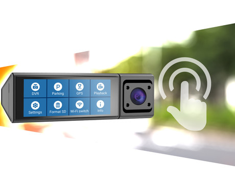 NAVITEL RC3 PRO avto kamera, 3.16", Full HD, 106° snemalni kot, 350° vrtenje, G-senzor, GPS, WiFi, Parking Mode, zaznavanje gibanja, aplikacija, darilni bon, +vzvratna kamera, črna