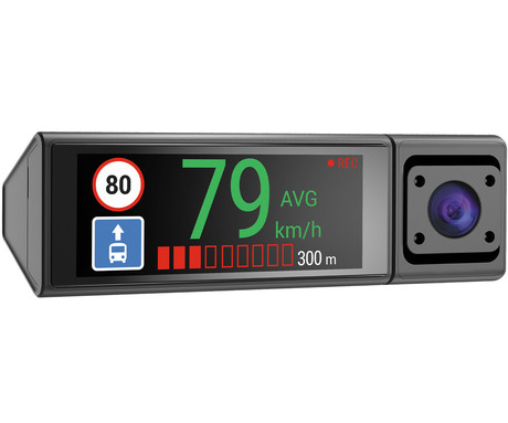 NAVITEL RC3 PRO avto kamera, 3.16", Full HD, 106° snemalni kot, 350° vrtenje, G-senzor, GPS, WiFi, Parking Mode, zaznavanje gibanja, aplikacija, darilni bon, +vzvratna kamera, črna