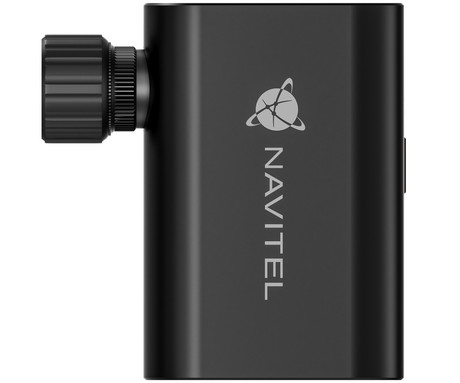 NAVITEL AIR12 MINI brezžična zračna tlačilka, 120PSI/8bar, 12L/min, 700mAh polnilna baterija, hitro polnjenje, LED indikator, 3 nastavki, USB Type-C, +torba, črna