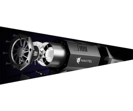 NAVITEL TF5 turbo ventilator, 180W visoka moč, 130.000rpm, 45m/s, 4 nastavki, 3 hitrosti, 3000mAh polnilna baterija, USB Type-C, črn