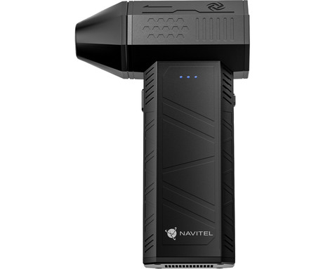 NAVITEL TF2 turbo ventilator, 120W visoka moč, 110.000rpm, 45m/s, priloženi nastavki, 3 hitrosti, 2500mAh polnilna baterija, USB Type-C, črn