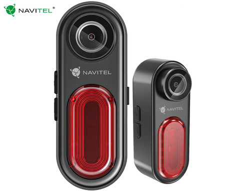 NAVITEL FLOW BL800 kolesarska kamera z lučjo, 4K Ultra HD, 140° snemalni kot, HDR, Super EIS stabilizacija, G-senzor, WiFi, SONY STARVIS, 5000mAh baterija, mikrofon, aplikacija, črna