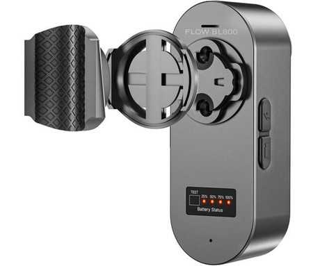 NAVITEL FLOW BL800 kolesarska kamera z lučjo, 4K Ultra HD, 140° snemalni kot, HDR, Super EIS stabilizacija, G-senzor, WiFi, SONY STARVIS, 5000mAh baterija, mikrofon, aplikacija, črna