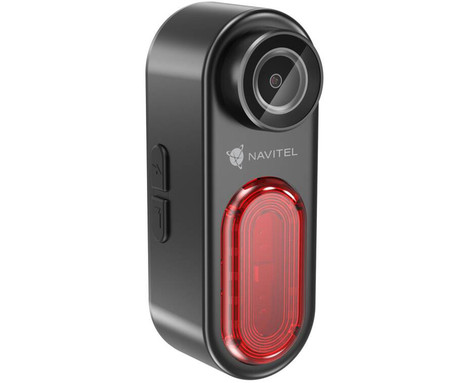 NAVITEL FLOW BL800 kolesarska kamera z lučjo, 4K Ultra HD, 140° snemalni kot, HDR, Super EIS stabilizacija, G-senzor, WiFi, SONY STARVIS, 5000mAh baterija, mikrofon, aplikacija, črna