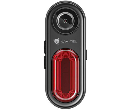 NAVITEL FLOW BL800 kolesarska kamera z lučjo, 4K Ultra HD, 140° snemalni kot, HDR, Super EIS stabilizacija, G-senzor, WiFi, SONY STARVIS, 5000mAh baterija, mikrofon, aplikacija, črna