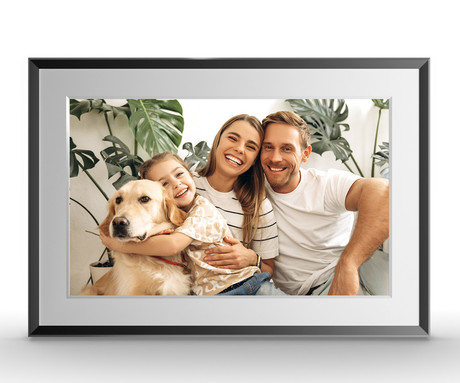NAVITEL FR101 PRO pametni digitalni foto okvir, 25.6cm (10.1"), HD IPS zaslon na dotik, FRAMEO aplikacija, WIFI, Android + iOS, 1GB RAM, 32GB ROM, razširljiv spomin, zvočniki, stojalo, USB-C, črn
