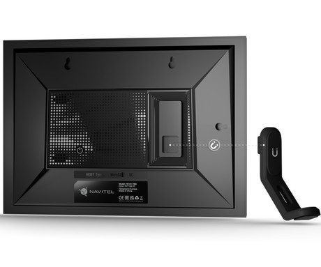 NAVITEL FR101 PRO pametni digitalni foto okvir, 25.6cm (10.1"), HD IPS zaslon na dotik, FRAMEO aplikacija, WIFI, Android + iOS, 1GB RAM, 32GB ROM, razširljiv spomin, zvočniki, stojalo, USB-C, črn