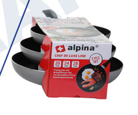 ALPINA komplet 3 ponev, 3 kos