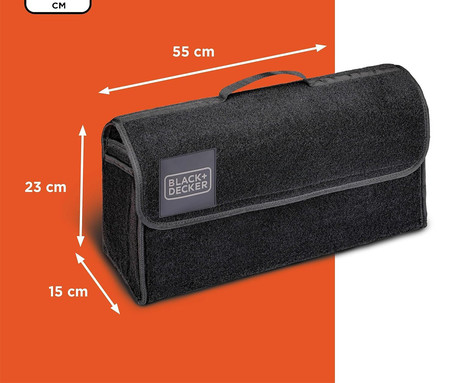 BLACK+DECKER organizator avtomobilskega prtljažnika, 55x15x23cm