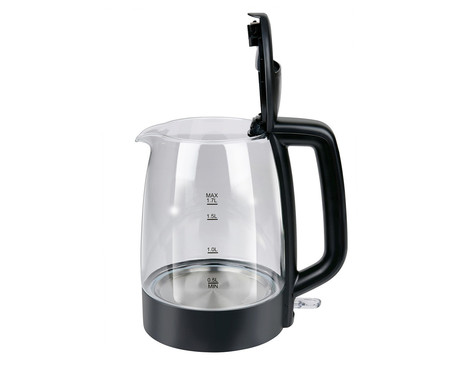 ALPINA KETTLE grelnik vode, 1.7L, 2200W, LED indikator, varnostne zaščite, samodejni izklop, 360° podstavek, črn
