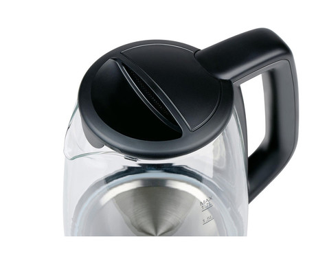 ALPINA KETTLE grelnik vode, 1.7L, 2200W, LED indikator, varnostne zaščite, samodejni izklop, 360° podstavek, črn
