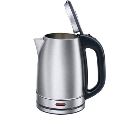 ALPINA KETTLE grelnik vode, 1.7L, 1800W, LED indikator, varnostne zaščite, samodejni izklop, 360° podstavek, nerjaveče jeklo, srebrn