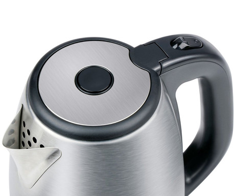 ALPINA KETTLE grelnik vode, 1.7L, 1800W, LED indikator, varnostne zaščite, samodejni izklop, 360° podstavek, nerjaveče jeklo, srebrn
