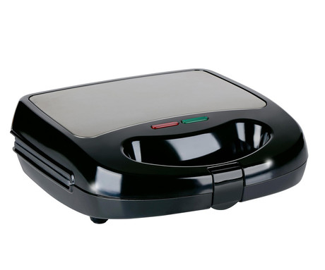 ALPINA MULTI GRILL kontaktni žar, 760W, električni, 3x plošča, ročaj z zaklepanjem, premaz proti prijemanju, LED indikator, 24x23.8x8.6cm, črn