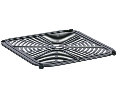 ALPINA XXL cvrtnik / friteza na vroč zrak, 10L prostornina, 1700W moč, LED digitalni zaslon, nastavljiv časovnik / timer, samodejni izklop, brez olja, 80% manj maščob, črna