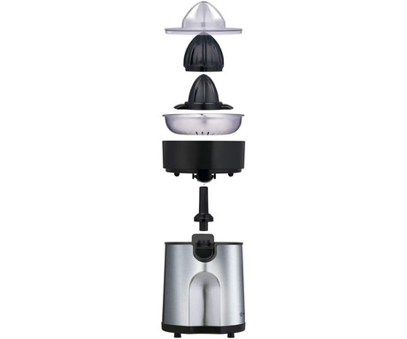 ALPINA ožemalnik citrusov / juicer, 85W, 800ml, 2 nastavka, 2 smeri delovanja, črno srebrn