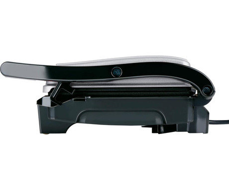 ALPINA GRILL kontaktni žar, 1000W, električni, ročaj z zaklepanjem, premaz proti prijemanju, LED indikator, 29.8x25.5x8.6cm, črno-srebrn