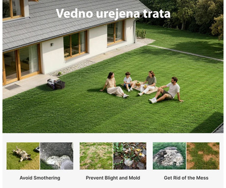 ANTHBOT N8 RTK pametna robotska kosilnica, brez žice