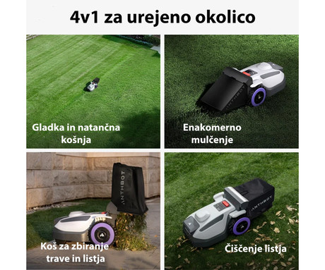 ANTHBOT N8 RTK pametna robotska kosilnica, brez žice