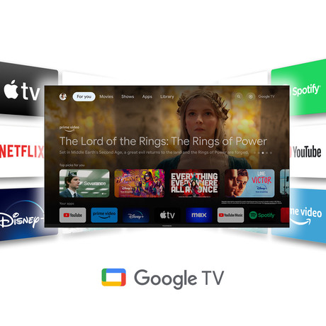 THOMSON STREAMING BOX PLUS 270 multimedijski predvajalnik / center, 4K UHD, Google TV, WiFi, Bluetooth, Dolby Vision&Atmos, Google Assistant, Chromecast, mikrofon, pametni daljinec, črn(Premium Black)
