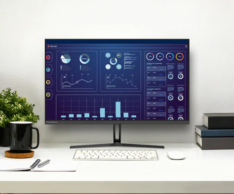 THOMSON M27FB2Y15 monitor, 69cm (27"), Full HD, 120Hz, IPS, 5ms, 300nit, 110% sRGB, HDR10, HDMI, USB-C, AV-in, naklon, zvočniki, Adaptive Sync, VRR Technology, Anti Glare / Flicker, Low Blue Light