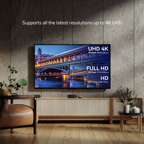 THOMSON STREAMING BOX PLUS 270 multimedijski predvajalnik / center, 4K UHD, Google TV, črn (Premium Black)