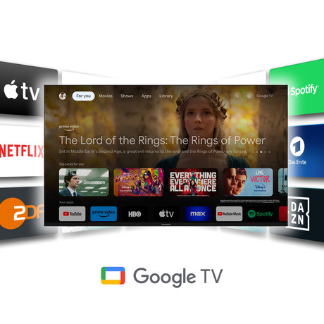THOMSON STREAMING BOX PLUS 270 multimedijski predvajalnik / center, 4K UHD, Google TV, črn (Premium Black)