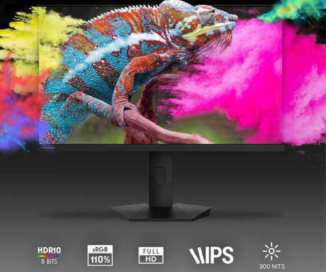 THOMSON M27FB5C15 monitor, 69cm (27"), Full HD, 120Hz, IPS, 5ms, 300nit, 110% sRGB, HDR10, HDMI, USB-C, višina, naklon, zvočniki, Adaptive Sync, VRR Technology, Anti Glare / Flicker, Low Blue Light