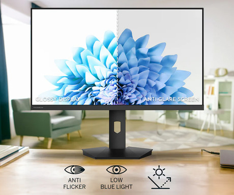 THOMSON M27FB5C15 monitor, 69cm (27"), Full HD, 120Hz, IPS, 5ms, 300nit, 110% sRGB, HDR10, HDMI, USB-C, višina, naklon, zvočniki, Adaptive Sync, VRR Technology, Anti Glare / Flicker, Low Blue Light