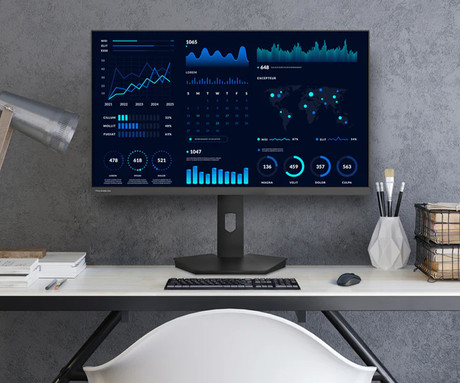 THOMSON M27FB5C15 monitor, 69cm (27"), Full HD, 120Hz, IPS, 5ms, 300nit, 110% sRGB, HDR10, HDMI, USB-C, višina, naklon, zvočniki, Adaptive Sync, VRR Technology, Anti Glare / Flicker, Low Blue Light