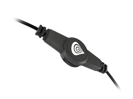 GENESIS Argon 200 Gaming naglavne slušalke z mikrofonom, STEREO 2.0, LED osvetlitev, pleten kabel, črno/modre